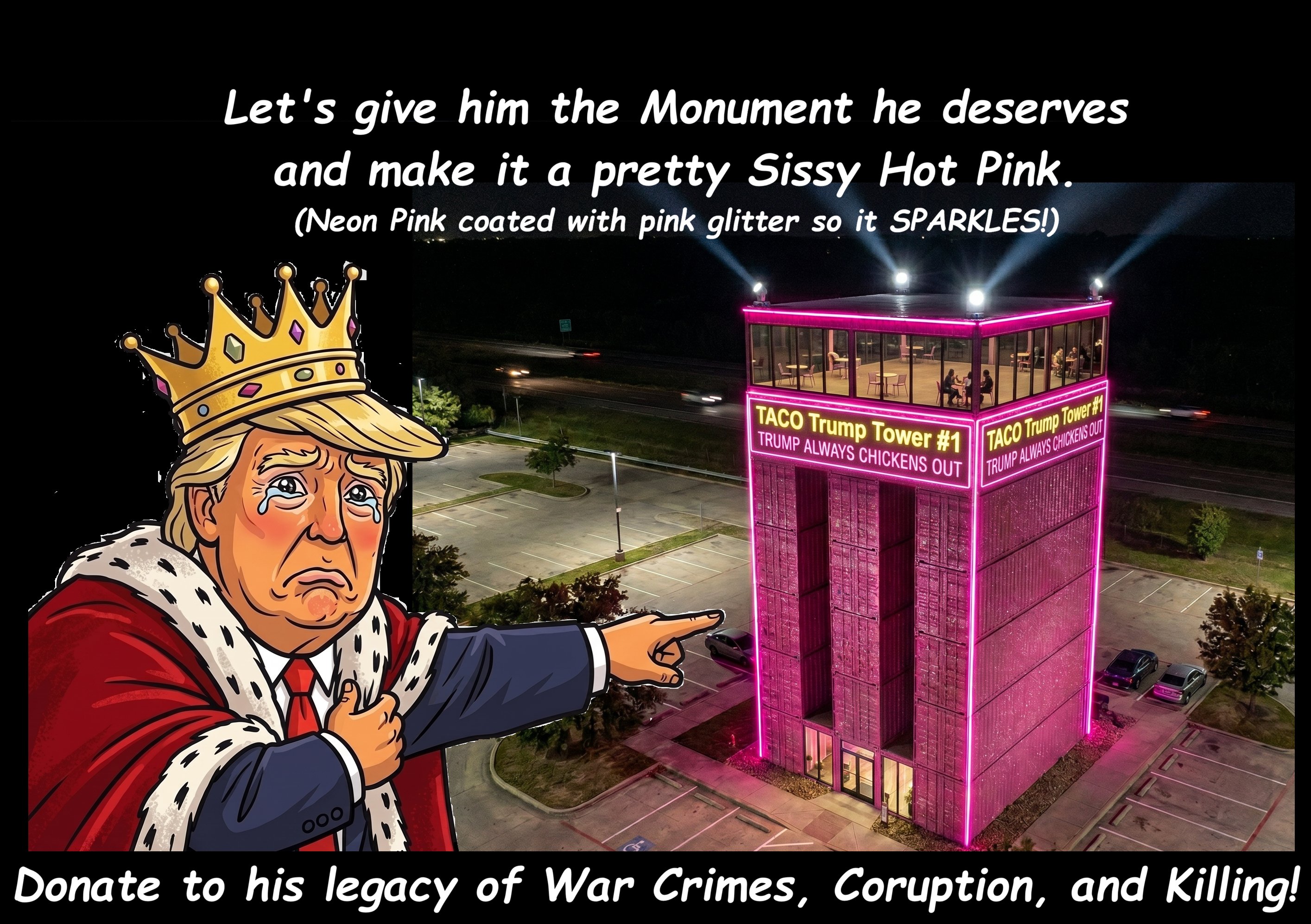 Donate Today — Destroy His Legacy Forever — Powered by GoFundMe